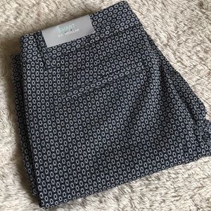 Maurices Black & White Diamond Print Dress Pants